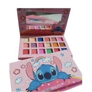 Stitch Pink Eyeshadow Palette - Multicolor Shimmer & Matte Shades